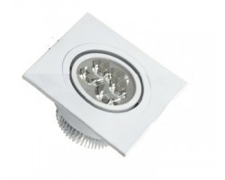 Foco Downlight Square empotrar LED 18W Blanco Frío
